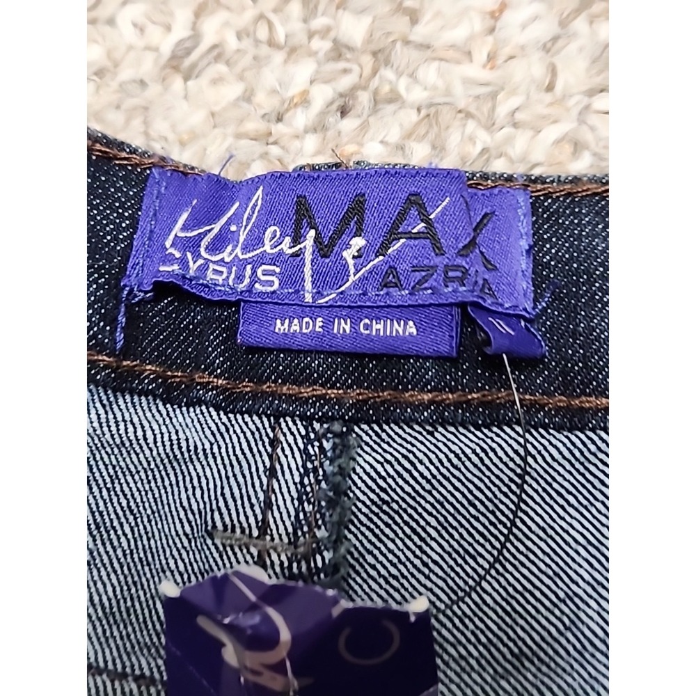 Miley‎ Cyrus X Max Azria NWT Jeans Jr's Size 11 Rolled Leg 32x30 - Picture 3 of 15